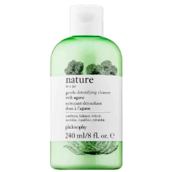 philosophy nature in a jar detoxifying cleanser w/agave, 8fl.oz., new & sealed - Picture 1 of 2